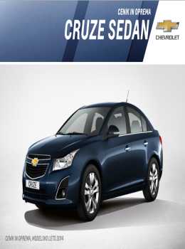 katalog-Chevrolet Slovenija
