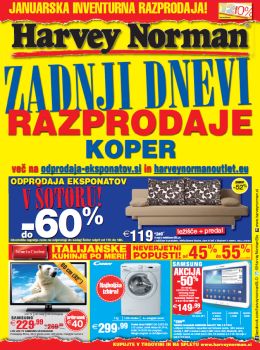 Harvey_Norman-katalog-Zadnji_dnevi_razprodaje_Koper