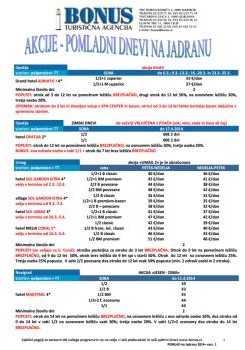 Bonus katalog