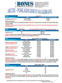 Bonus katalog