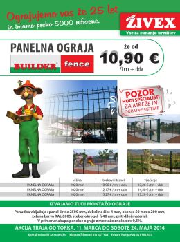Živex katalog