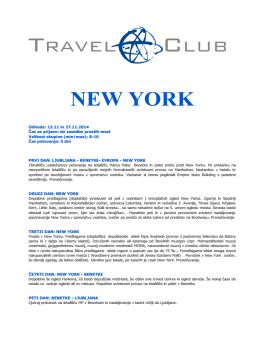 Travel Club letak